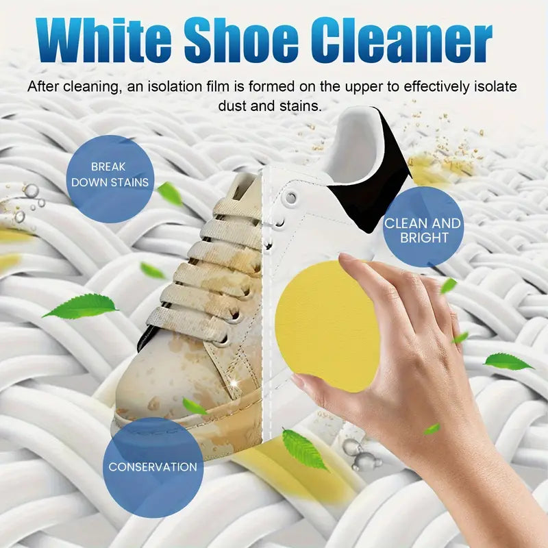 Instant Shoe Stain Cleaner - Effortlessly Revive Your Kicks!