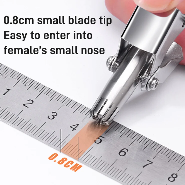 Stainless Steel Manual Nose Trimmer