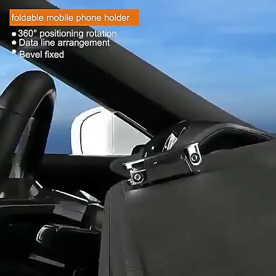 🔥 Alloy Folding Magnetic Car Phone Holder