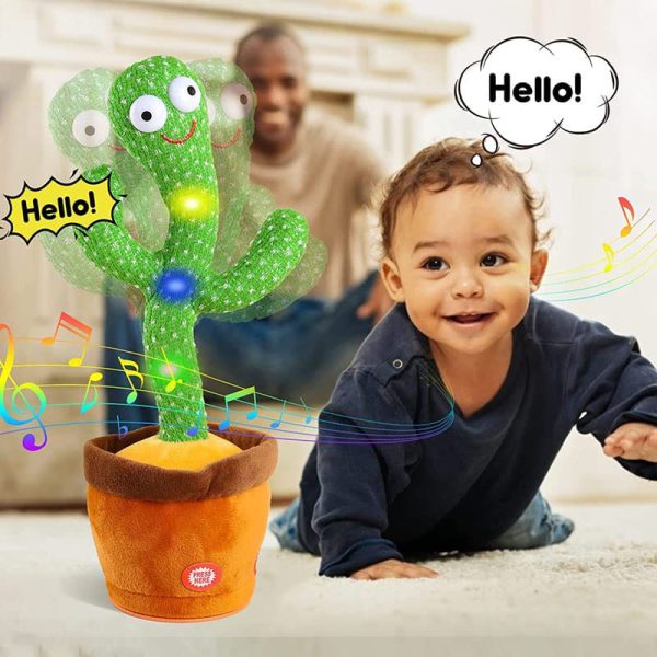 Cute Dancing And Talking Cactus Toy For Kids