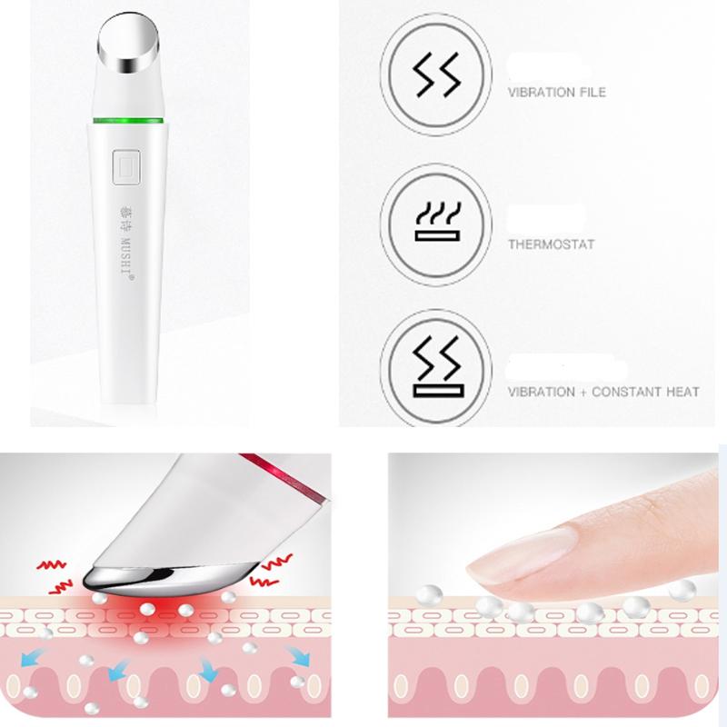 New White Mushi EYE - Effective Eye Massager And Lip Beauty Device