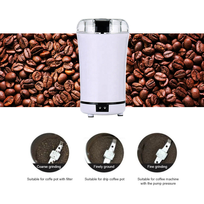 Portable Electric Coffee Bean and Spice Grinder